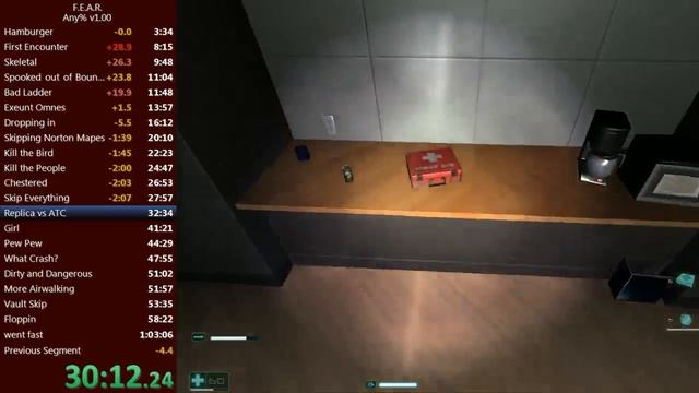 F.E.A.R. Single Segment Speedrun - 59:45 (Former WR) смотреть онлайн