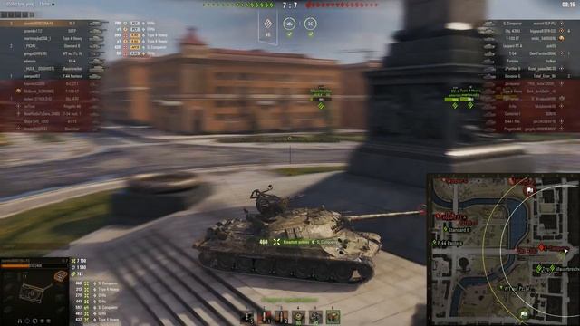 IS 7 - Minsk, Tank Ász, Nagy kaliber, 4 kills, 9125 damage, смотреть онлайн