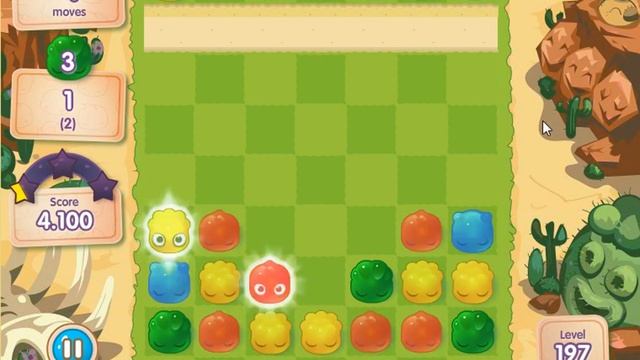 Jelly Splash Level 197 смотреть онлайн