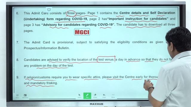 ICAR (AIEEA)-2022 IMPORTANT INSTRUCTION :: MGCI :: ARVIND SHARMA SIR смотреть онлайн