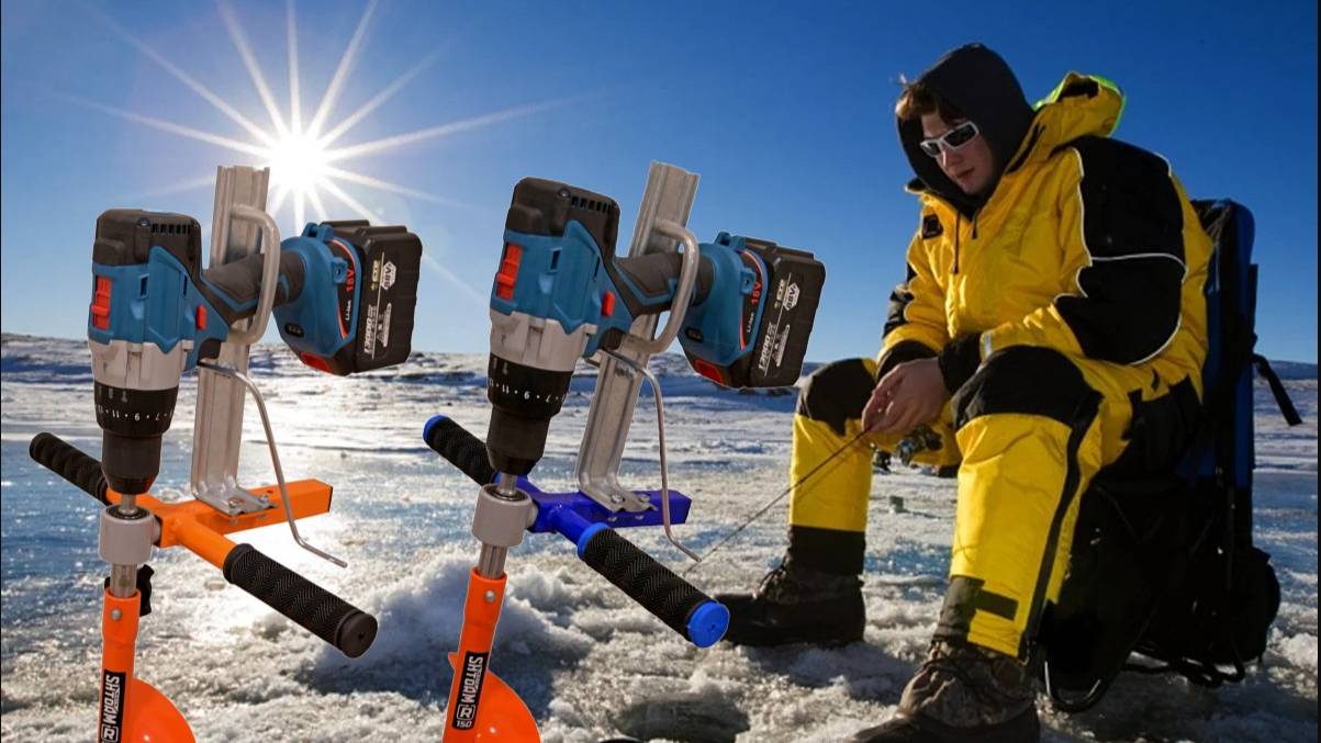 Адаптер ледобур для шуруповерта смотреть онлайн