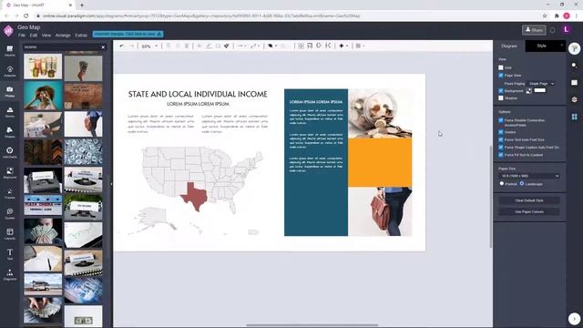 Create an Infographic Card to Present the State & Local Individual Income using Geo Map смотреть онлайн