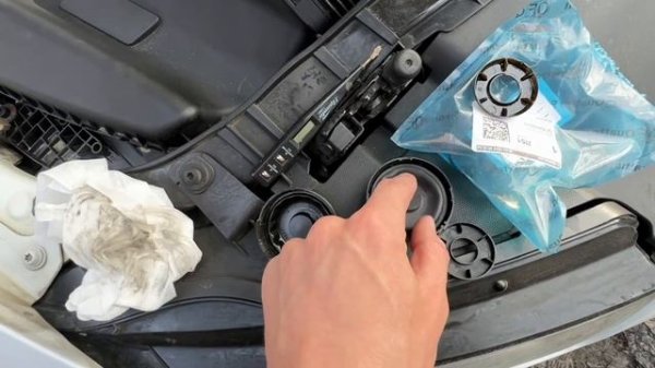 Замена клапана сброса картерных Audi a6 c7