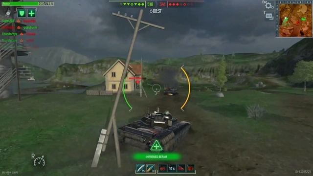 Tank Force Gameplay 2023: The T-73 Siberia Is So Overpowered With Camo, Decal, And Apcr смотреть онлайн