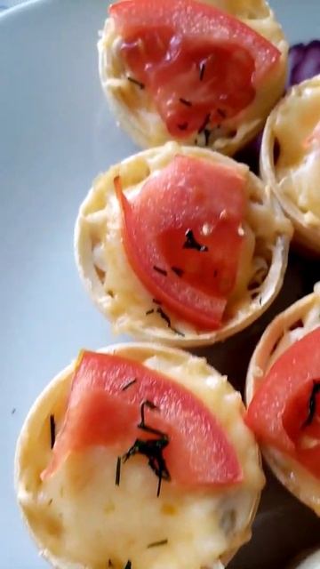 Тарталетки праздничные 🍢🍴Премьера #shorts смотреть онлайн