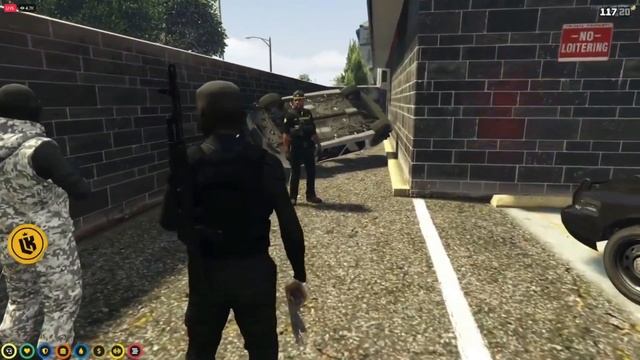 Chang Gang take out a cop coming back to Little Seoul | GTA RP Nopixel смотреть онлайн
