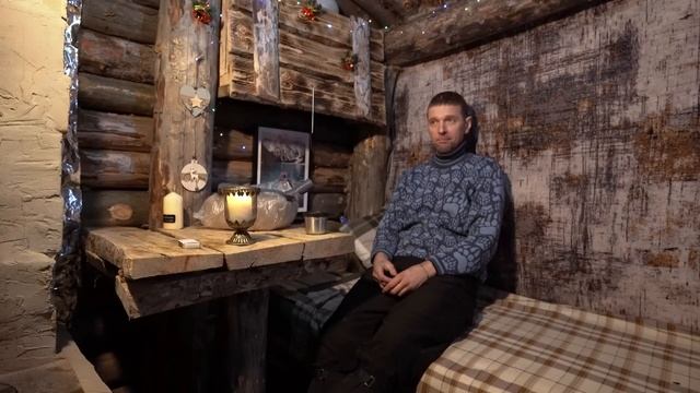 ЗЕМЛЯНКА у РУЧЬЯ - промок и ГРЕЮСЬ у ПЕЧИ | НЕИЗВЕСТНЫЙ ГОСТЬ смотреть онлайн