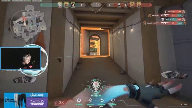 Valorant - Best of C9 TenZ - Incredible Jett Plays смотреть онлайн