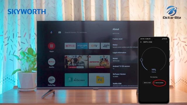 How to connect SKYWORTH Android TV and Android phone using G Home App смотреть онлайн