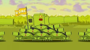 ДОРА VK-44 HOMEANIMATIONS VS КВ-44 КАРЛ-44 GERAND - Мультики про танки