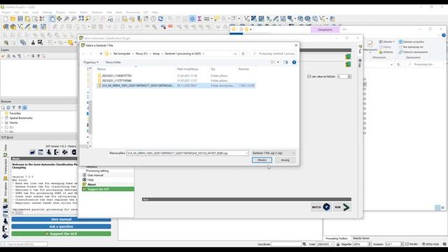 Sentinel 1 processing in QGIS смотреть онлайн