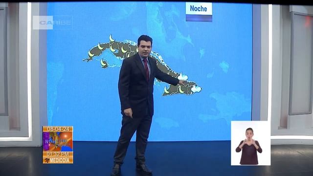 Pronóstico Del Tiempo Al Mediodía En Cuba: 08/04/2024