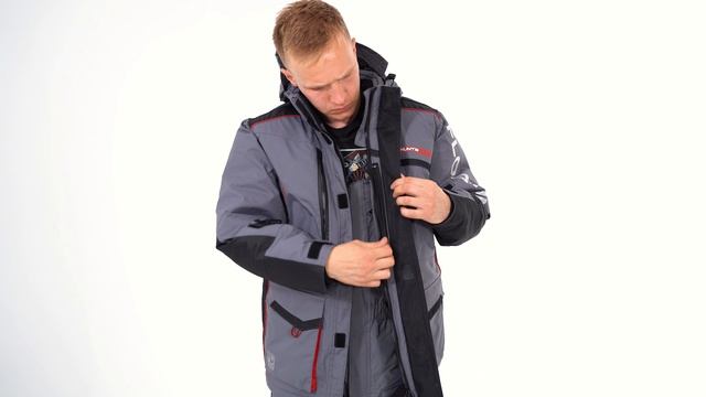 Костюм Huntsman Поплавок Siberia Floating Breathable серый/черный смотреть онлайн
