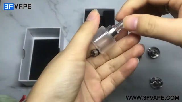 ShenRay KF Lite Plus Style RTA Rebuildable Tank Vape Atomizer w Spare Acrylic Tank смотреть онлайн