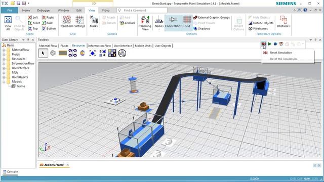 Tecnomatix Plant Simulation - 3D Worker (Урок 12 - Моделирование рабочих)