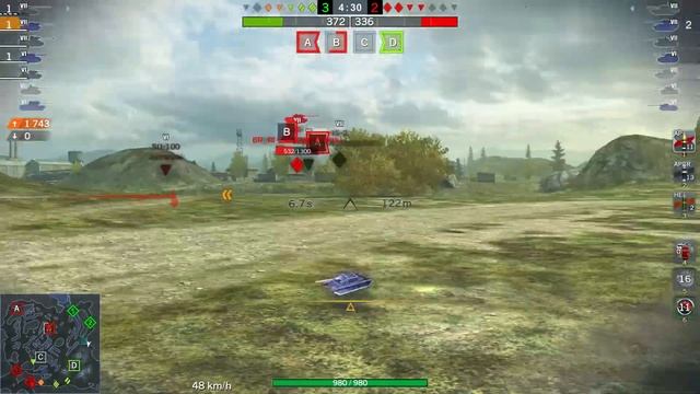 WoT Blitz 20181021 0009 T25 AT canal смотреть онлайн
