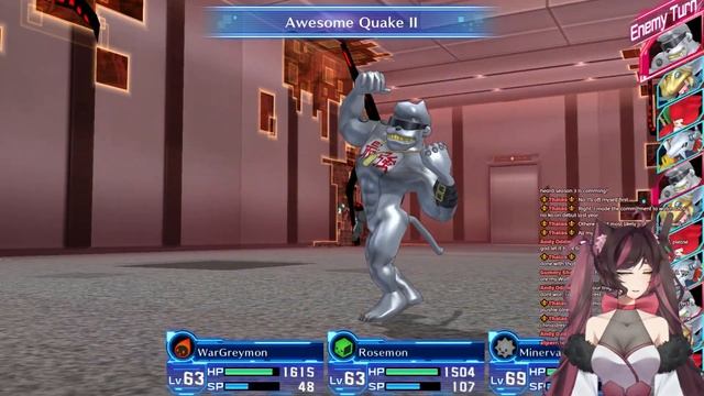 [DIGIMON STORY CYBER SLEUTH] Grindingmon Let's gooo! | VTuber Yumeko Ghost Cat смотреть онлайн