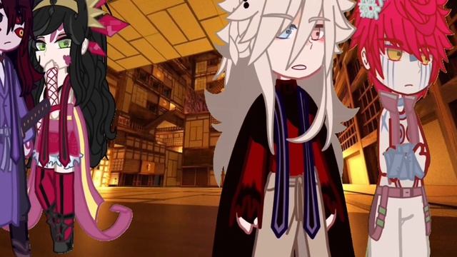 (Douma Takes Revenge On Akaza🫢🤭) #demonslayer #gachameme #gachaclub #akazaxdouma #doukaza #gacha