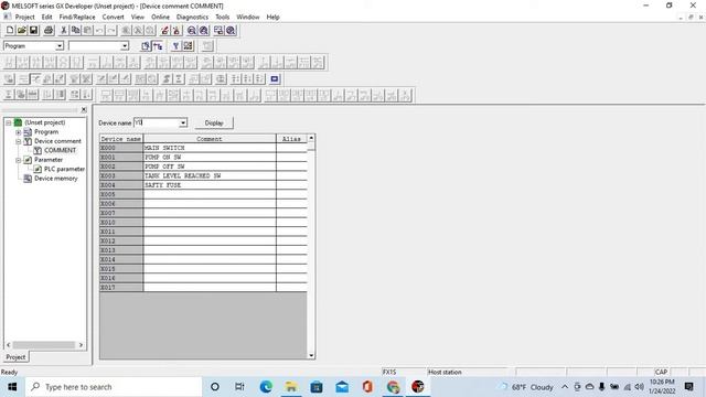 GX-Developer Mitsubishi MELSOFT Programming Auto Water Tank Level Control Using FxCPU смотреть онлайн