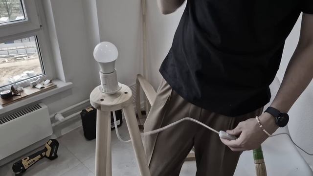 Простой торшер своими руками💡 DIY Floor Lamp смотреть онлайн