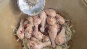 3 ЛЕТНИХ БЛЮДА С МЯСОМ НА ПРИРОДЕ В КАЗАНЕ НА ОГНЕ
