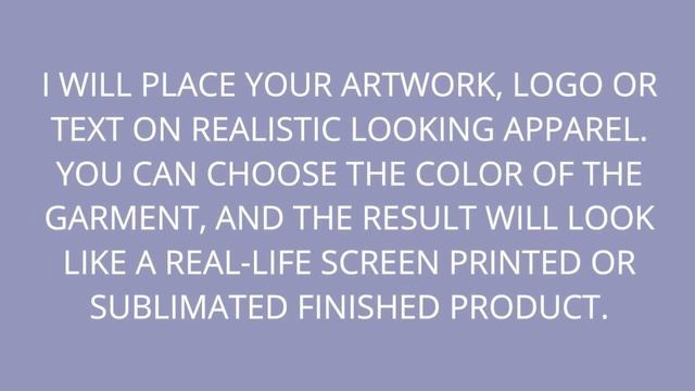 I Will Mockup Apparel T Shirts Sweatshirts With Your Logo Or Des смотреть онлайн