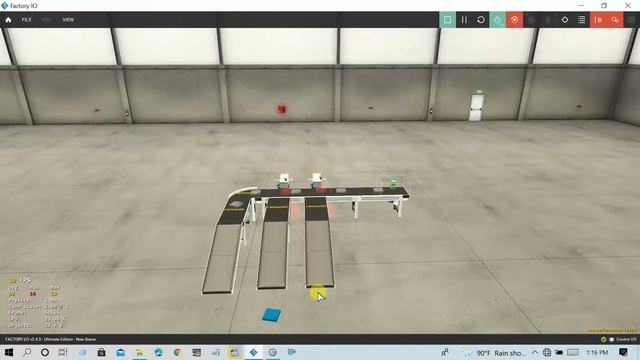 Color Sorter  With Factory IO & Control IO