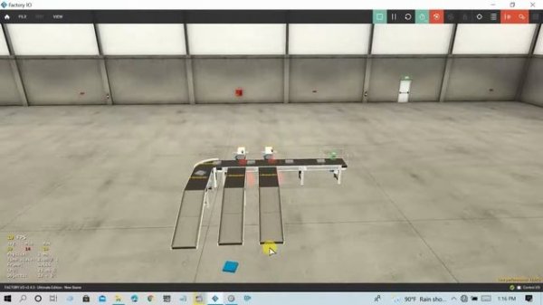 Color Sorter with Factory IO & Control IO