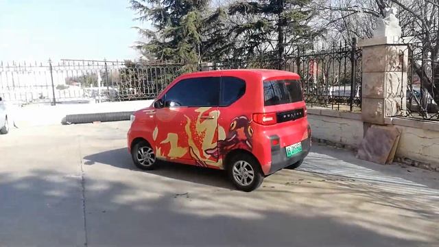 Wuling honguang EV car with lithium operated high speed смотреть онлайн