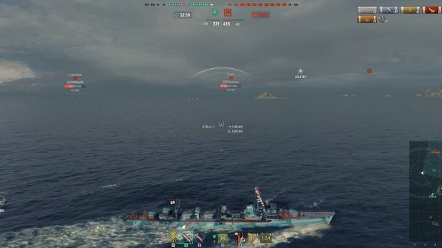 World of Warships | Radio Location on Shimakaze смотреть онлайн