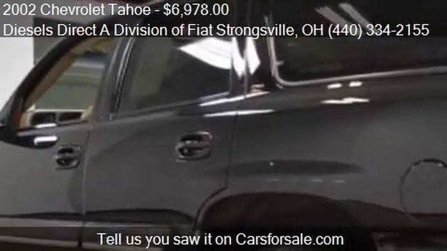 2002 Chevrolet Tahoe LS 4WD 4dr SUV for sale in Strongsville смотреть онлайн