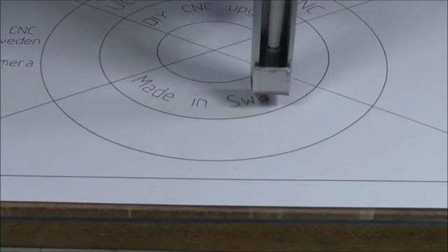 Test drawing with my DIY CNC using UCCNC and UC300ETH. смотреть онлайн