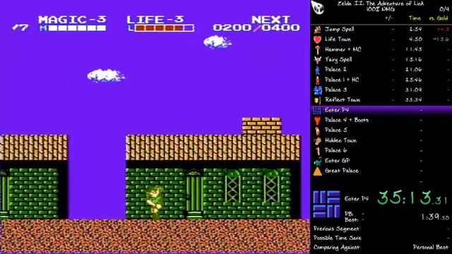 Zelda II: The Adventure of Link in 1:08:18 (100% No Major Glitches) смотреть онлайн