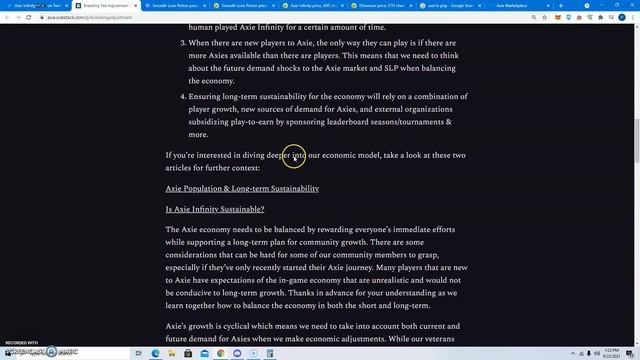 YAY! TUMAAS SLP!! BREEDING FEE UPDATE! MAGKANO NA MAGBREED NG AXIE NGAYON? SLP AND AXS PRICE CHECK смотреть онлайн