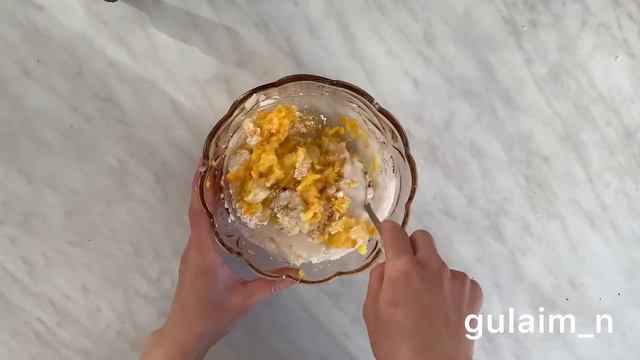 Пирог цитрусовый. Қазақша рецепт смотреть онлайн