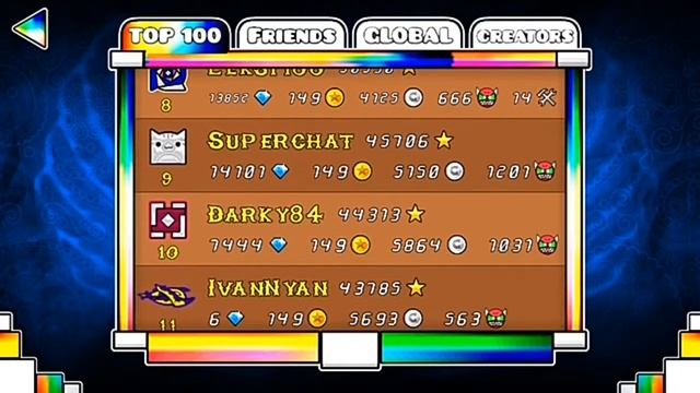 Texture pack "Multicolor" Geometry dash 2.11 смотреть онлайн