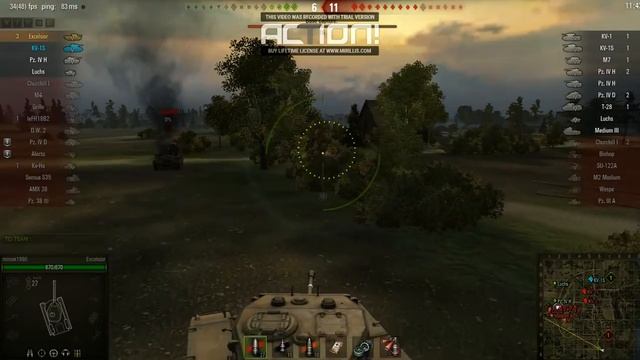 World of tanks - Excelsior medal poola смотреть онлайн