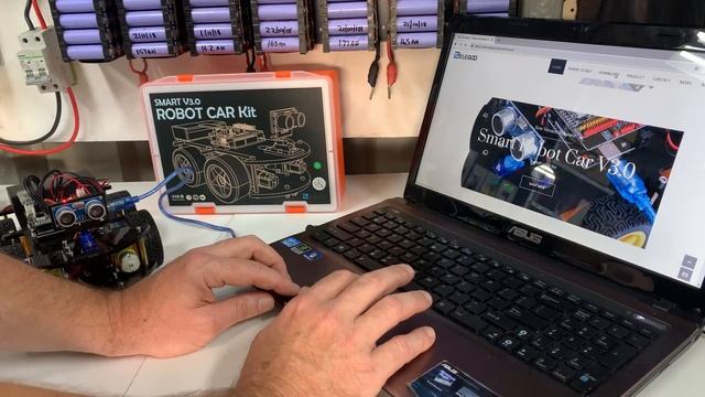 Elegoo Smart V3 Robot Car Kit Unbox, assembly & testing смотреть онлайн