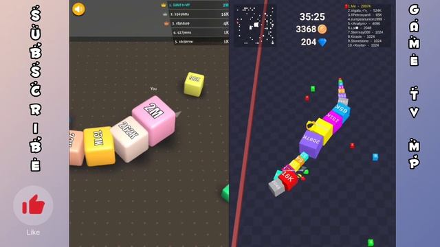 2048.io Cubes vs Cube Arena 2048 смотреть онлайн