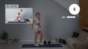 Day 9_ 35 MIN TONED GLUTES Workout - w_ Heavy Weights, Mini Band (HIIT IT HARD - The Comeback)