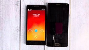 Incoming call Lenovo A6010 vs Lenovo P1a42 Android