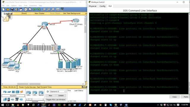 How To Create Etherchannel Link Aggregation On Cisco Devices смотреть онлайн