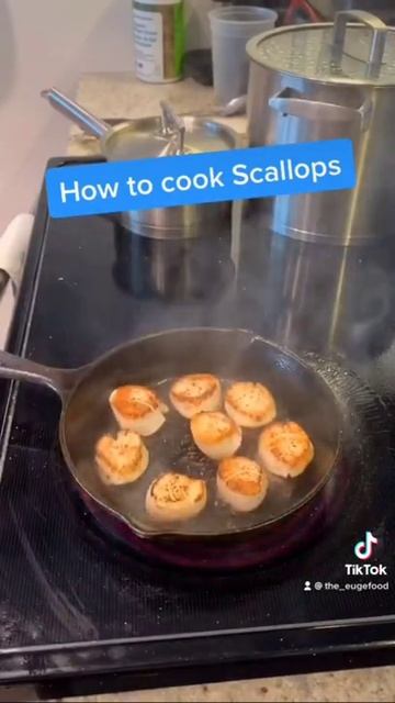 How to cook scallops #shorts смотреть онлайн