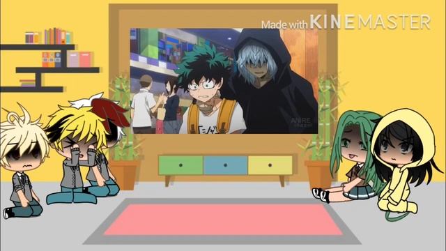 Bnha reacts to deku and shigaraki meeting смотреть онлайн