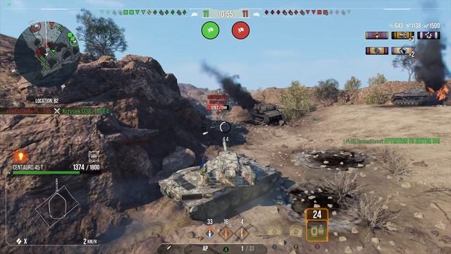 World of Tanks Console WWII - Pushing Them HARD - Centauro 45 T Mastery - 7.8K Combined смотреть онлайн
