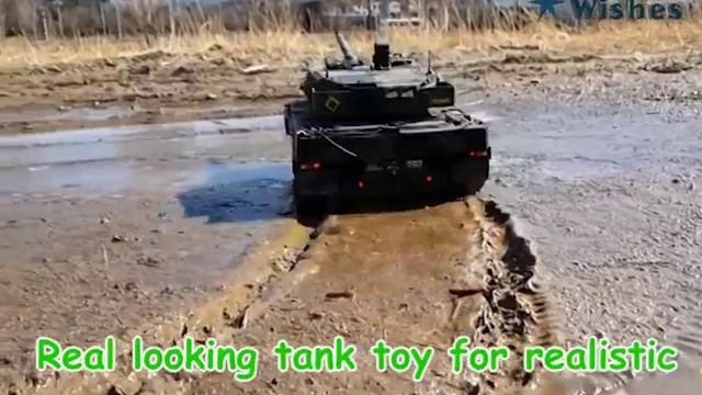 1:16 GERMAN LEOPARD 2A6 RC SIMULATION TANK |Grab Wishes смотреть онлайн