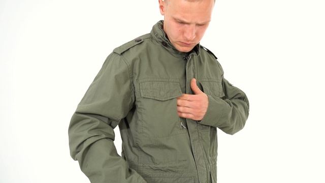 Куртка Vintage Industries Cranford olive drab смотреть онлайн