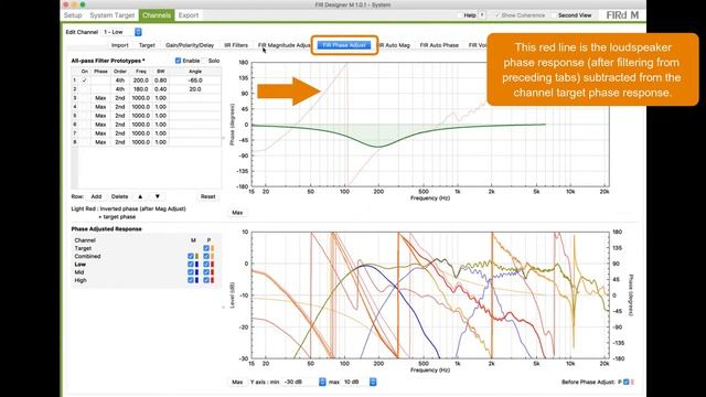 FIR DESIGNER M v1 Overview: Design Loudspeaker FIR filters (for FIR-capable amplifiers/processors) смотреть онлайн