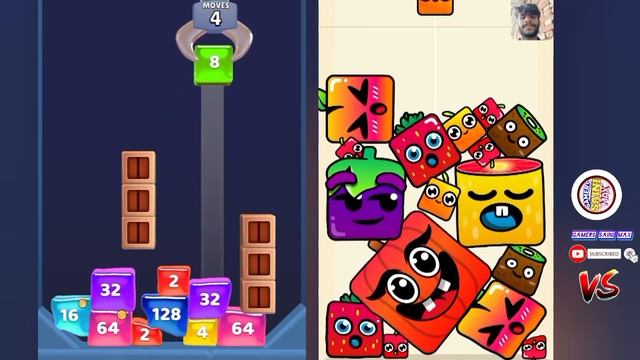 Jelly Cubes vs Jelly Watermelon - All Max Level (Freeplay, Max Level) Math Game смотреть онлайн