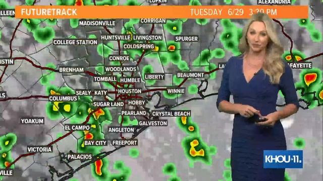Chita Craft with the latest look at the radar as Houston pushes through a stormy week смотреть онлайн